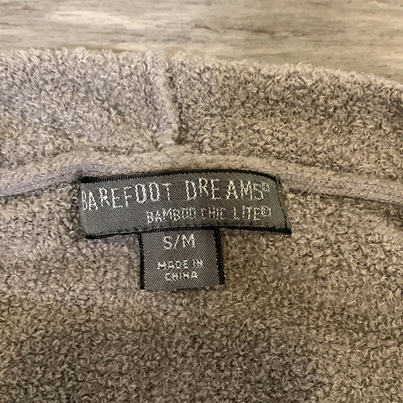 Barefoot Dreams Calypso Cardigan Ombre Gray Black Draped Open Cozy Chic - Picture 4 of 14